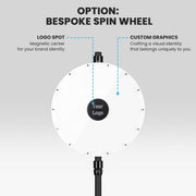 TheLAShop 24" Prize Wheel Tabletop or Floor Stand - Custom & 3 Style Options Image