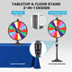 TheLAShop 24" Prize Wheel Tabletop or Floor Stand - Custom & 3 Style Options Image