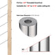 TheLAShop 1/4" Beveled Washers 30 Degree D1/8"-3/16" 30ct. Image