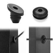 TheLAShop Rubber Protector Sleeves for Cable Railing Posts 1/8"-3/16" 60ct. Image