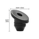 TheLAShop Rubber Protector Sleeves for Cable Railing Posts 1/8"-3/16" 60ct. Image