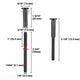 TheLAShop T316 Concealed Swage Tensioner for Cable Railing Posts 1/8" Image
