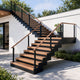 TheLAShop Cable Railing Post - 36x2x2 Stair Post T304 SS 16Gauge Image