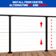 TheLAShop Cable Railing Post - 36x2x2 Level Post T304 SS 16Gauge Image