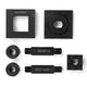 TheLAShop Square Metal Hole Punch Knockout Dies Studs 1 3/4"(45mm) Image
