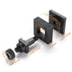 TheLAShop Square Metal Hole Punch Knockout Dies Studs 1 3/4"(45mm) Image