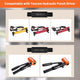 TheLAShop Square Metal Hole Punch Knockout Dies Studs 1 3/4"(45mm) Image