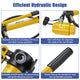TheLAShop 15 ton Hydraulic Metal Hole Puncher Hole-driver Kit Tool Set Image