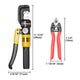 TheLAShop 10 Ton Hydraulic Wire Terminal Battery Cable Crimper w/ 9 Dies Image