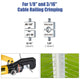 TheLAShop 10 Ton Hydraulic Wire Terminal Battery Cable Crimper w/ 9 Dies Image
