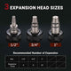 TheLAShop Auto Rotate PEX-A Tube Expansion Tool with 1/2" to 1" Heads Option Image