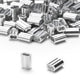 TheLAShop 2-2.5mm Cable Wire Rope Ferrule Aluminum Swage Sleeves 100ct. Image