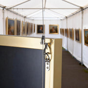 TheLAShop D-Ring Hangers with Screws 20ct for Picture Artwork Display Image