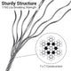 TheLAShop T316 Stainless Steel Cable 7x7 D1/8"x500ft (3.18mm) Image