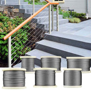 TheLAShop T316 Stainless Steel Cable 7x7 D1/8"x500ft (3.18mm) Image