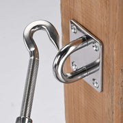 TheLAShop Staple Ring Hook Deck Eye Plate 304 Stainless Steel 6ct. Image