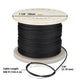 TheLAShop T316 Stainless Steel Cable 7x7 D1/8"x500ft (3.18mm), 500ft Black Image