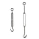 TheLAShop Stainless Steel Hook - Eye Turnbuckles for Cable Wire Rope Image