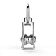 TheLAShop M15 Wire Rope Pulley Single Sheave 304 Stainless Steel 6ct. Image