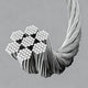 TheLAShop T316 Stainless Steel Cable 7x19 D3/16"x500ft (4.8mm) Image