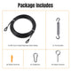TheLAShop T316 Stainless Steel Cable 7x7 (4x)60ft (Vinyl Coating 2.5mm) Image
