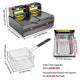 TheLAShop Black Deep Fryer Dual Basket 24L/6.4Gal Oil 5000W Image