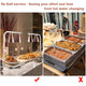 TheLAShop Food Heat Lamp w/ 2 Bulbs Freestanding Food Warmer 110V Image