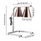 TheLAShop Food Heat Lamp w/ 2 Bulbs Freestanding Food Warmer 110V Image