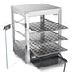 TheLAShop 3 Tier Food Warmer Comml. Countertop Pizza Cabinet 15x15x20 Image