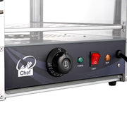 TheLAShop 3 Tier Food Warmer Comml. Countertop Pizza Cabinet 15x15x20 Image