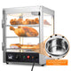 TheLAShop 3 Tier Food Warmer Comml. Countertop Pizza Cabinet 15x15x20 Image