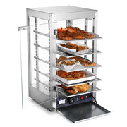 TheLAShop 5 Tier Food Warmer Comml. Countertop Pizza Cabinet 15x15x28