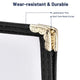 TheLAShop Letter Clear Menu Covers 8-1/2"x11" Black Trim Image