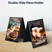 TheLAShop 10pcs 4" x 6" Double-sided Table Tent Sign Card Corner Holder