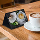 TheLAShop Table Tent 3-Side Restaurant Wedding Card Holder Image