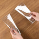TheLAShop 8 1/2"x14" Plastic Menu Covers Single Page Double View 30ct/pk Image