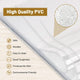 TheLAShop 8 1/2"x14" Plastic Menu Covers Single Page Double View 30ct/pk Image