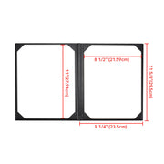 TheLAShop 8-1/2"x11" PU Leather Menu Book Covers 5ct/pk Image