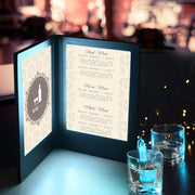 TheLAShop 5.5x7in LED Illuminated Menu Cover for Restaurant Bar Hotel