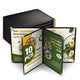 TheLAShop 10ct/pk PU Leather Menu Cover + PVC Holders 6-View 8-1/2x11 Image