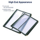 TheLAShop 8-1/2"x14" & A Half Clear Restaurant Menu Covers 30ct. Green Image