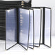 TheLAShop 8-1/2"x14" & A Half Clear Restaurant Menu Covers 30ct/pk, Book Style 12-View Image