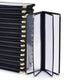 TheLAShop 4.25x14 Menu Folder Wine Menu Covers 30ct/pk, Book Style 8-View Image