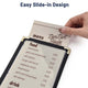 TheLAShop 4.25x14 Menu Folder Wine Menu Covers 30ct/pk Image