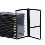 TheLAShop 5"x9" Clear Check Presenter with Pocket Bill Holders 30ct/pk Image