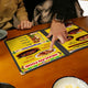 TheLAShop Letter Clear Menu Covers 8-1/2"x11" Black Trim Image