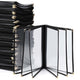 TheLAShop 8-1/2"x11" Clear Restaurant Menu Covers, Book Style 12-View 30ct/pk Image