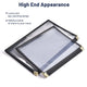 TheLAShop Letter Clear Menu Covers 8-1/2"x11" Black Trim Image