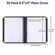 TheLAShop 8-1/2"x11" Clear Restaurant Menu Covers Image