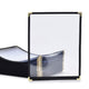 TheLAShop Letter Clear Menu Covers 8-1/2"x11" Black Trim, Single Page 2-View 30ct/pk Image